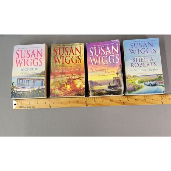 Susan Wiggs Books Lot 4 Paperback (Summer Reads) Summer By The Sea Dockside + - Picture 13 of 15